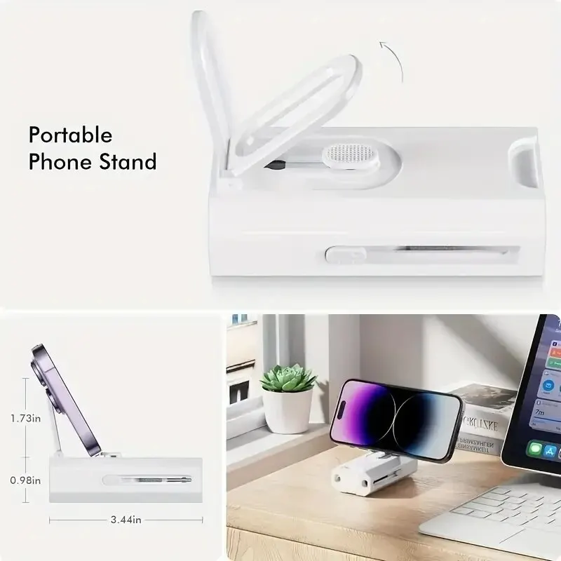 8 in 1 cleaning tool computer keyboard cleaner brush earphones cleaning pen for headset LPad phone cleaning keycap puller