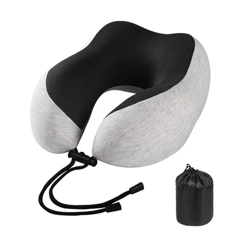 

Дорожная Подушка, U-образная дорожная подушка из пены с эффектом памяти для шеи и самолета, подушка для шеи