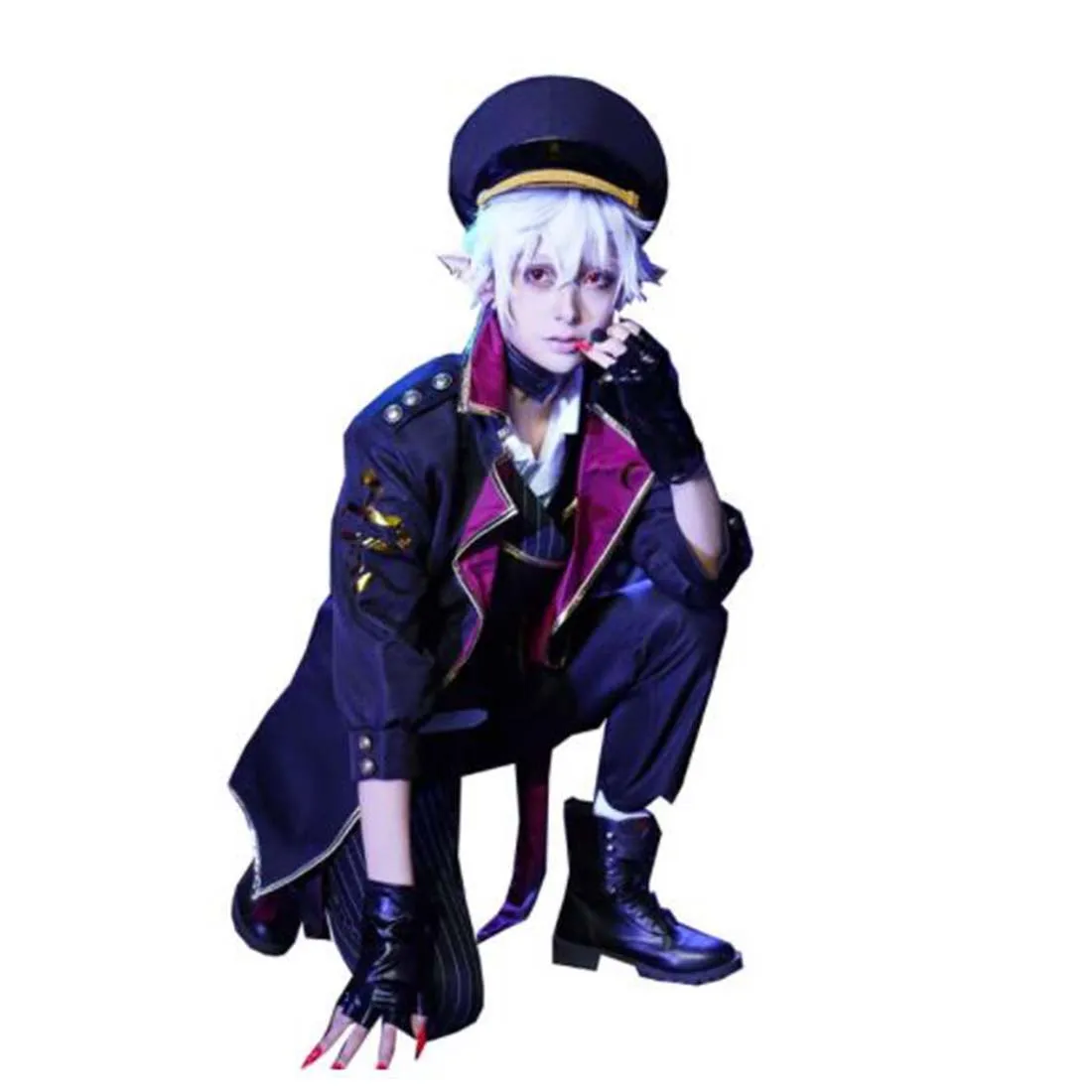 

2023 аниме Mito Vtuber Youtuber Косплей Костюм Kuzuha Униформа платья с шляпой Рождество Хэллоуин