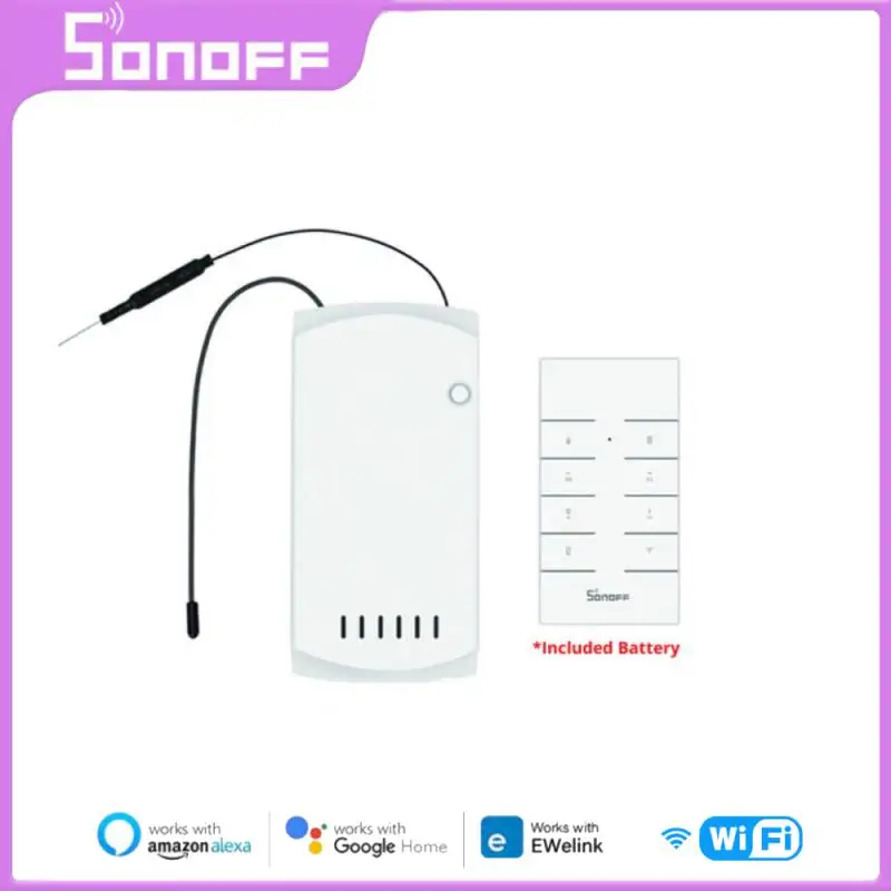 

SONOFF IFan04 WiFi Smart Fan Switch 220-240V Adjust Fan Light Controller Support APP Voice 433MHz RF Remote Control For eWelink