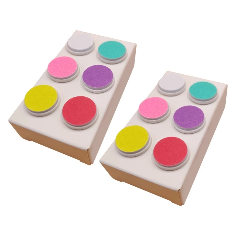 12Pcs/lot Electric Nails Trimmer Pads Replacement Grinding Heads for Baby Nails File Kids Trimmer Manicure Accessory 4