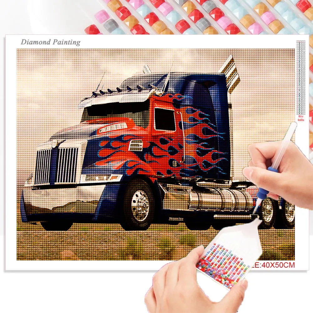 Huacan Truck Diamond Painting Kit - DIY – Diamond Painting Kits