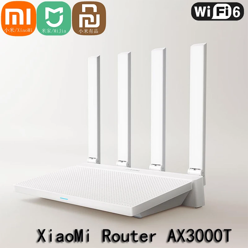 Xiaomi-roteador Wifi Redmi para Crianças Tecnologia Mesh Penetração de Parede Eficiente Proteção Online Repetidor Ax3000t 2.4g 5g