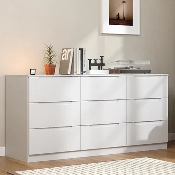Winkalon 9-Drawer Dresser – 62” Wide Modern Chest 1