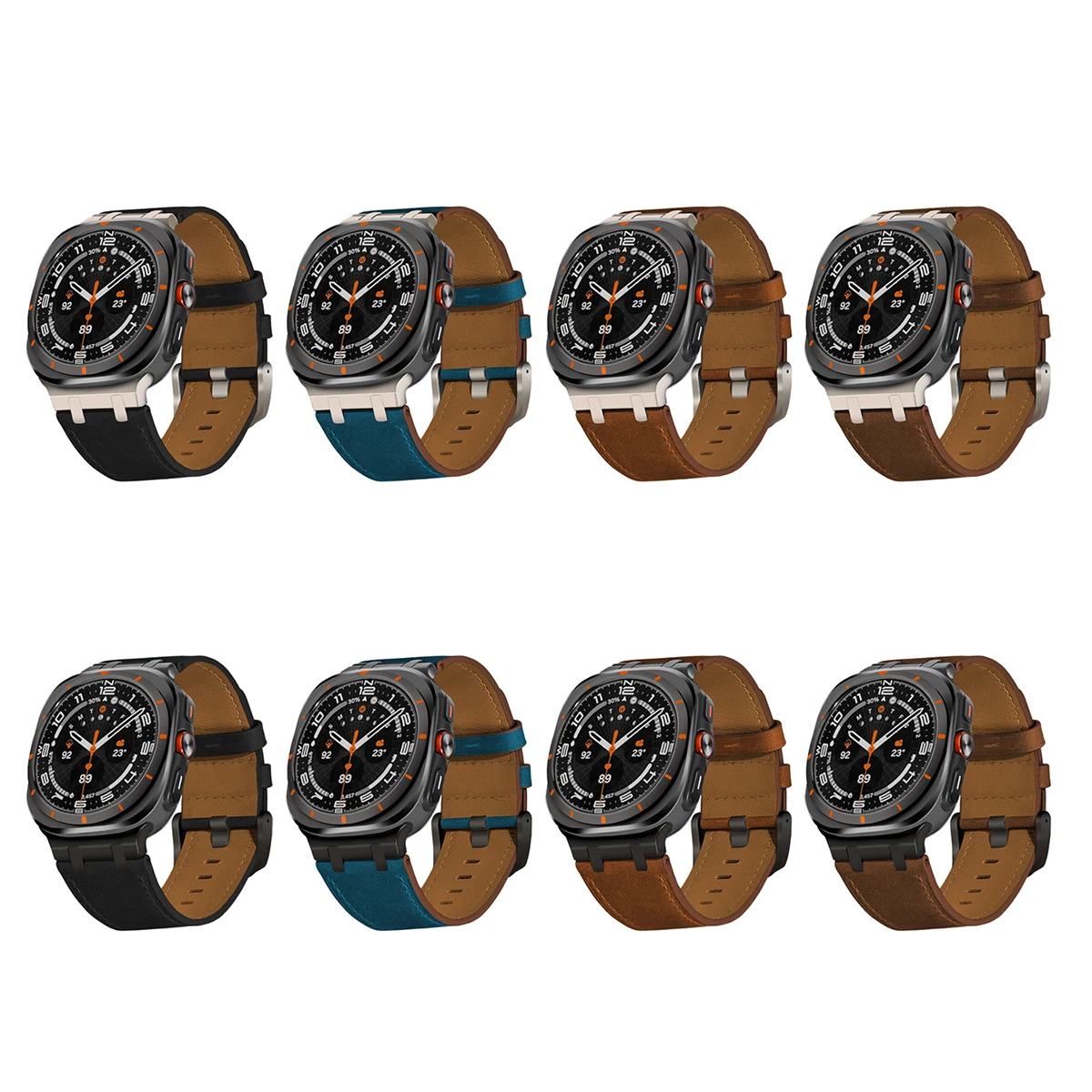 Premium Leather Watch Band - Classic Strap