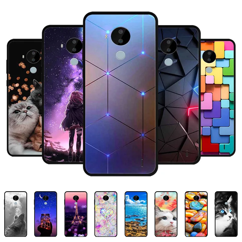 Cute Cartoon Painted Soft TPU Silicone Phone Case Cover