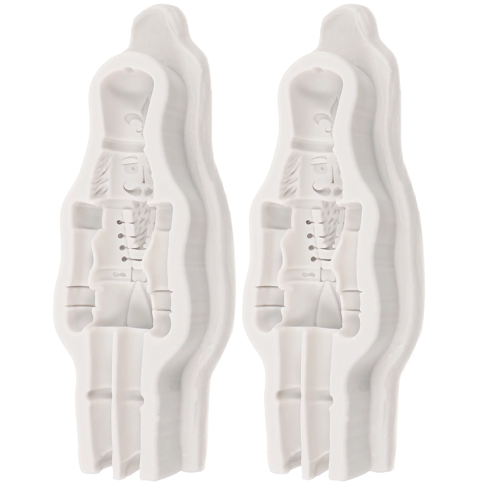 

Silicone Nutcracker Mold Christmas Soldier Figurine Resin Epoxy Casting Molds Cake Decorating Diy Crafts Candle Soap Making