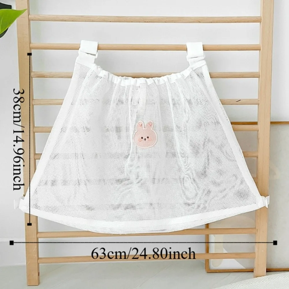 Multifunction Baby Stroller Storage Bag Cartoon Animals Bear Rabbit Baby Pram Hanging Bag Squirrel Large-capacity Mesh Mommy Bag