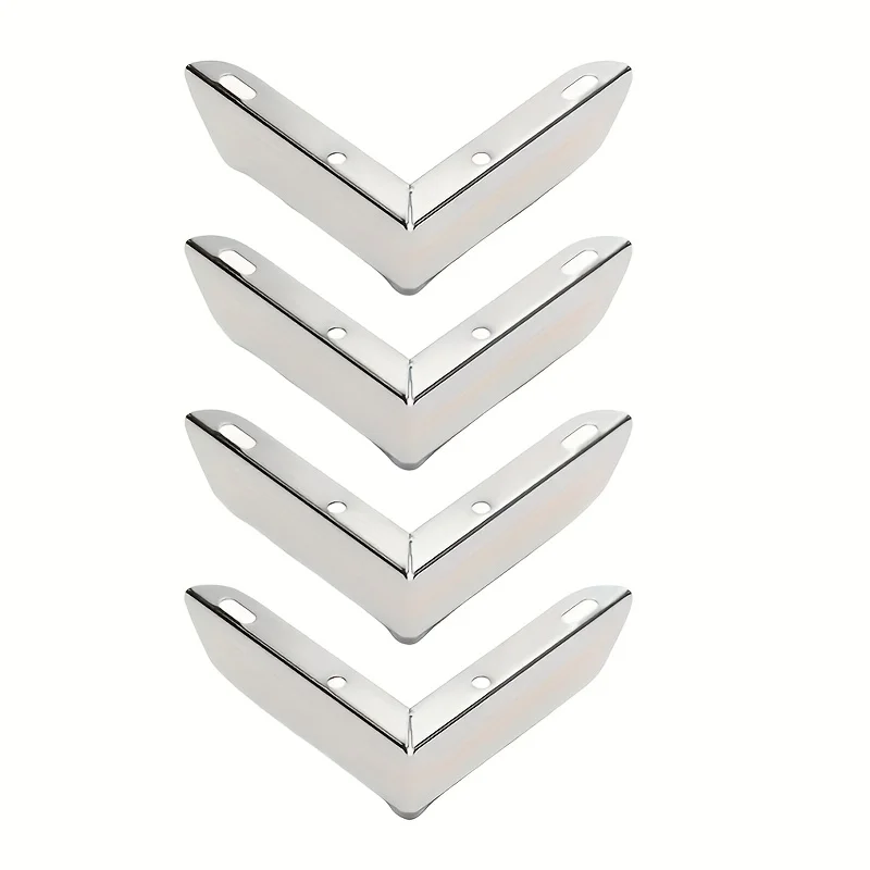 4PCS Minimalist L-Shaped Furniture Leg Set for Bedside Tables and Sofas