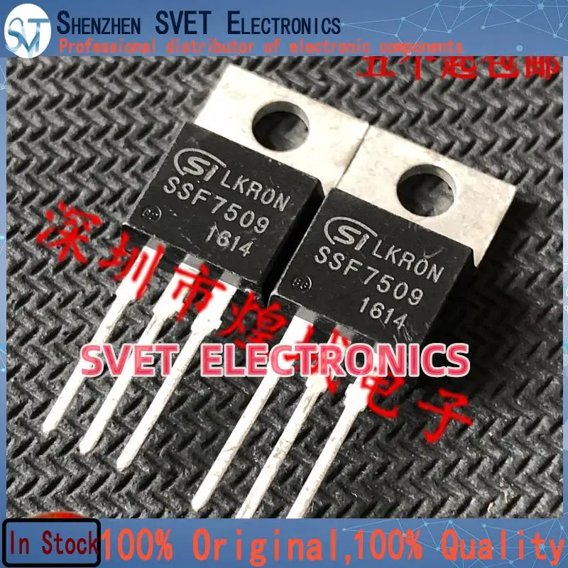 10PCS-50PCS SSF7509 MOS TO-220 80V 80A Original In Stock ping