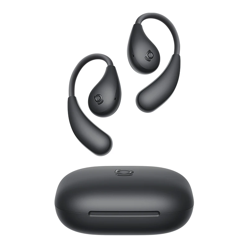 Baseus Eli 2i Fit Open-Ear True Wireless Bluetooth Earbuds - IPX5 Waterproof Sports Headphones with Bass Boost