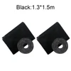 2Pcs Black 1.3 x 1.5