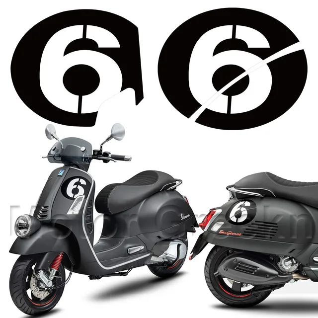 Adesivo Emblema 3D Per Vespa | GTS300, LX125, LX150 | Argento | Decorazione Moto - Foto 2