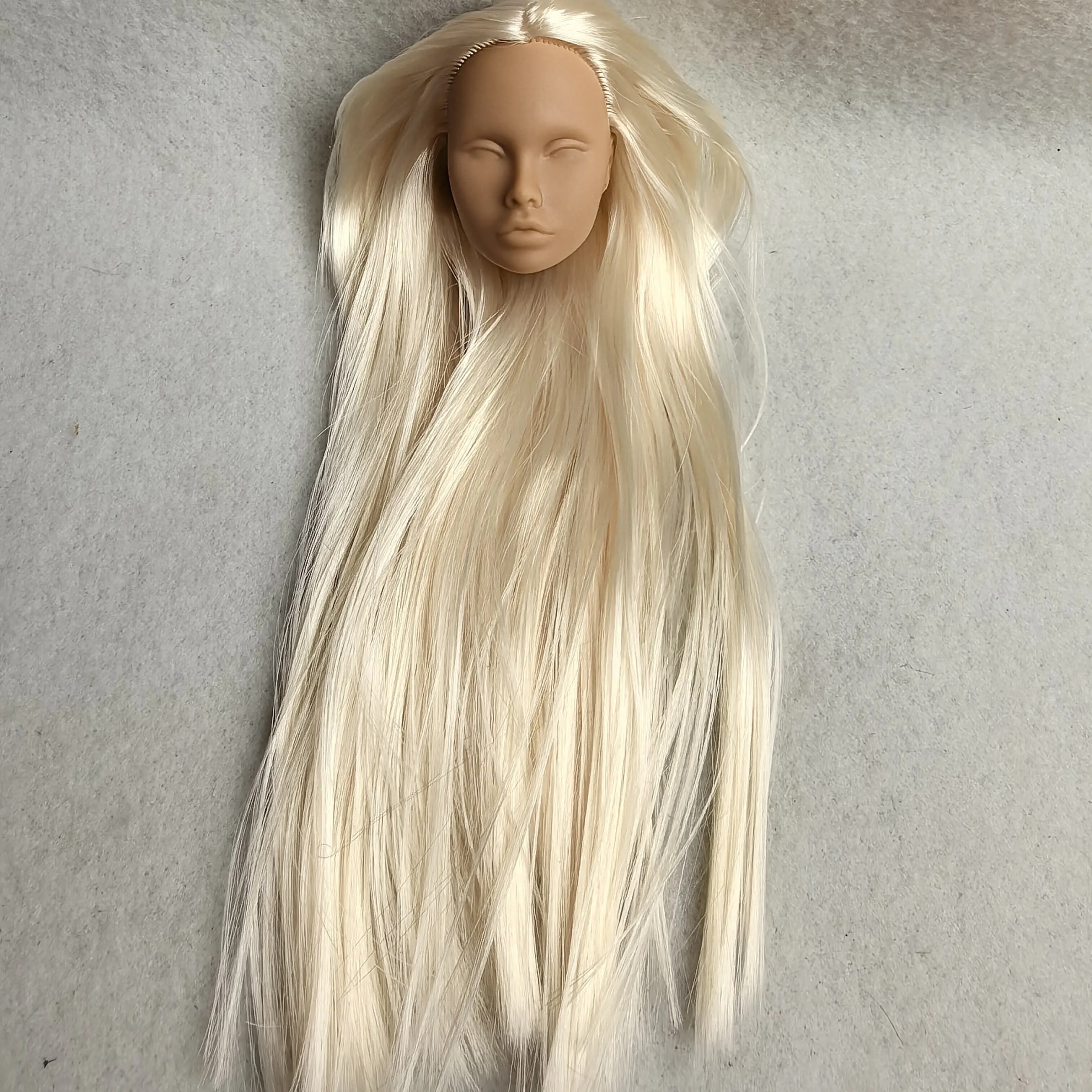 Set of 6 Fashion Doll Heads with Diverse Skin Tones and Makeup