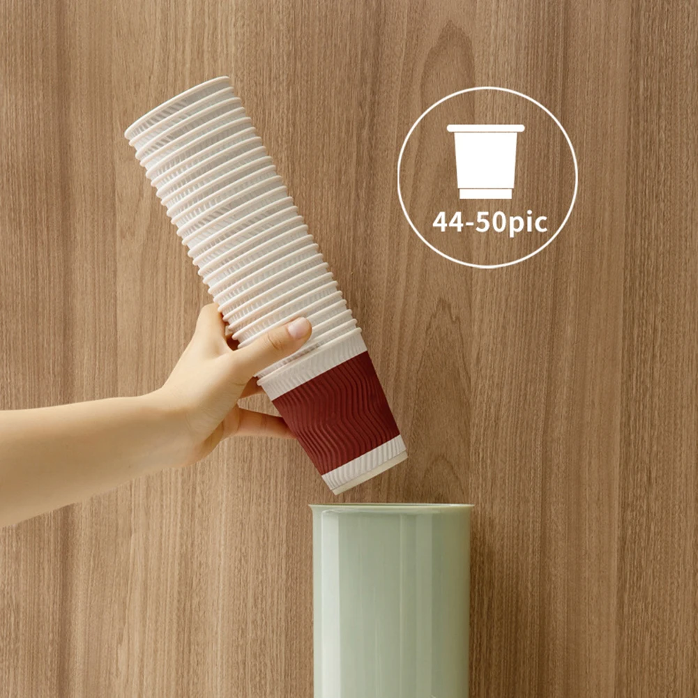 Disposable Cup Holder Dispenser Punch-free Paper Cup Holder Dispenser For Household Wall-mounted Dust-proof Rack Rack