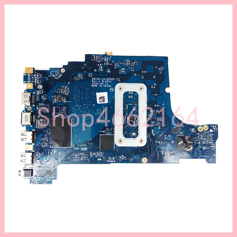 LA-K032P Dell Vostro 3400 3500 Inspiron 3501 노트북 메인보드용 i3-1125G4 CPU 노트북 마더보드 포함 100% 테스트 완료 OK