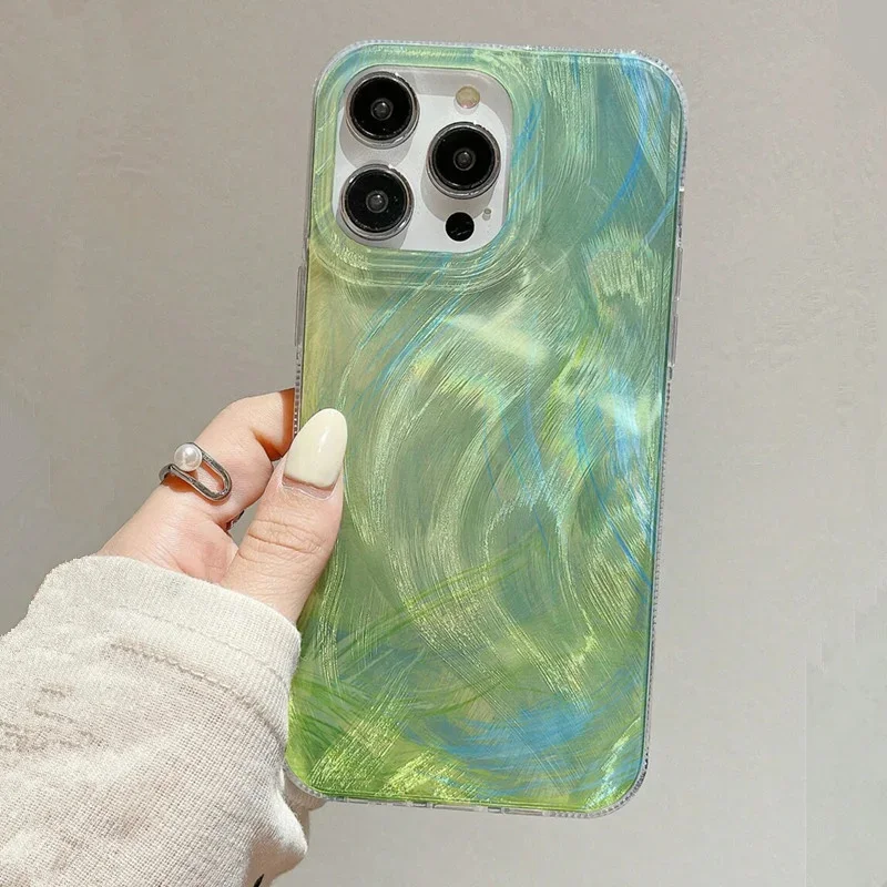 Blue Starry Sky Glitter Gradient Phone Case Cover