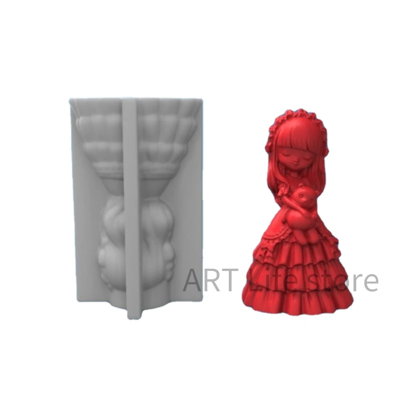 velas exclusivos - silicone retrato bonito boneca meninas desenho animado,silicone  para retrato, boneca desenho animado para meninas, vela Maijia