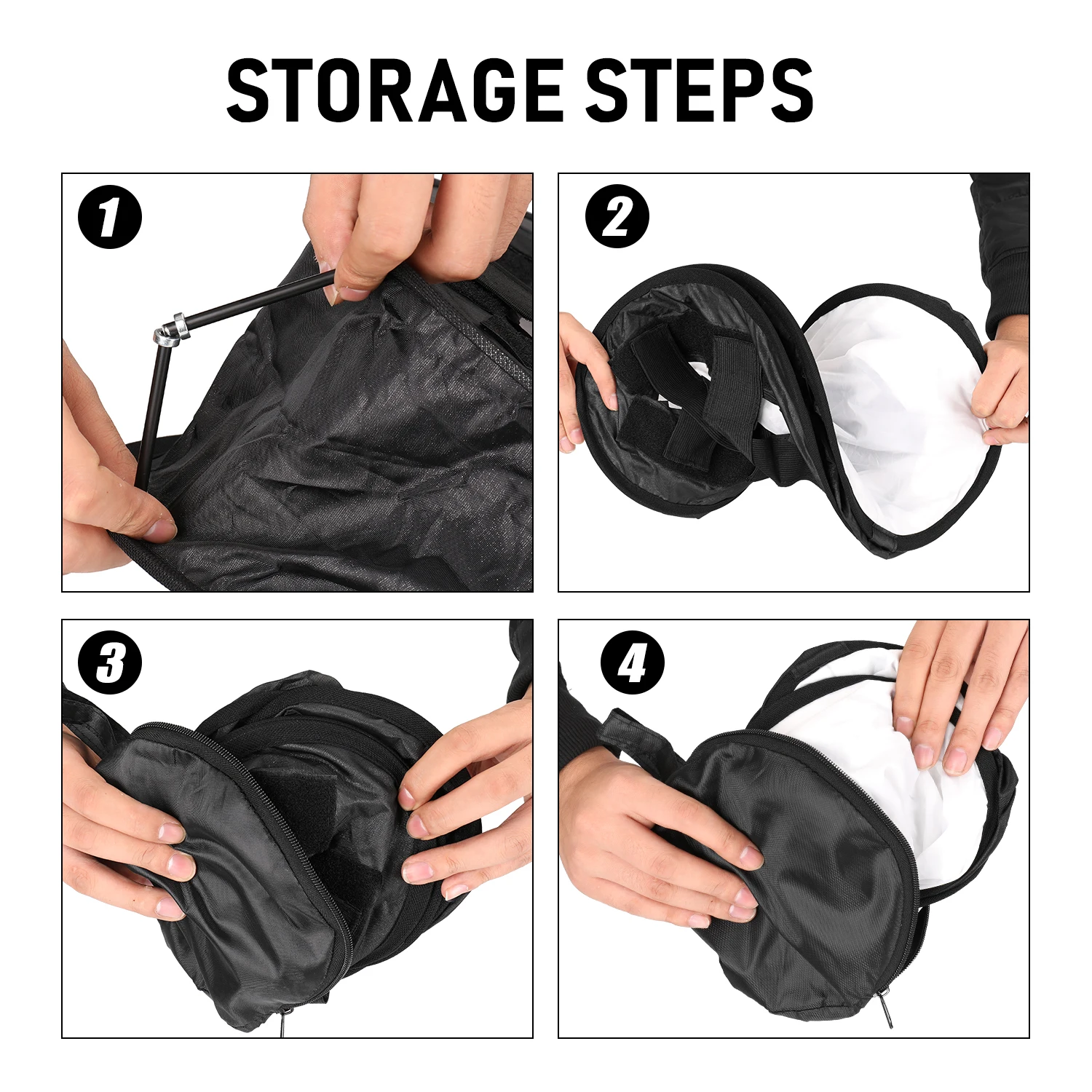 미니 휴대용 접이식 플래시 디퓨저 간편 접이식 디자인 소프트박스 다기능 410mm 플래시 스피드라이트 소프트 필터용 도구