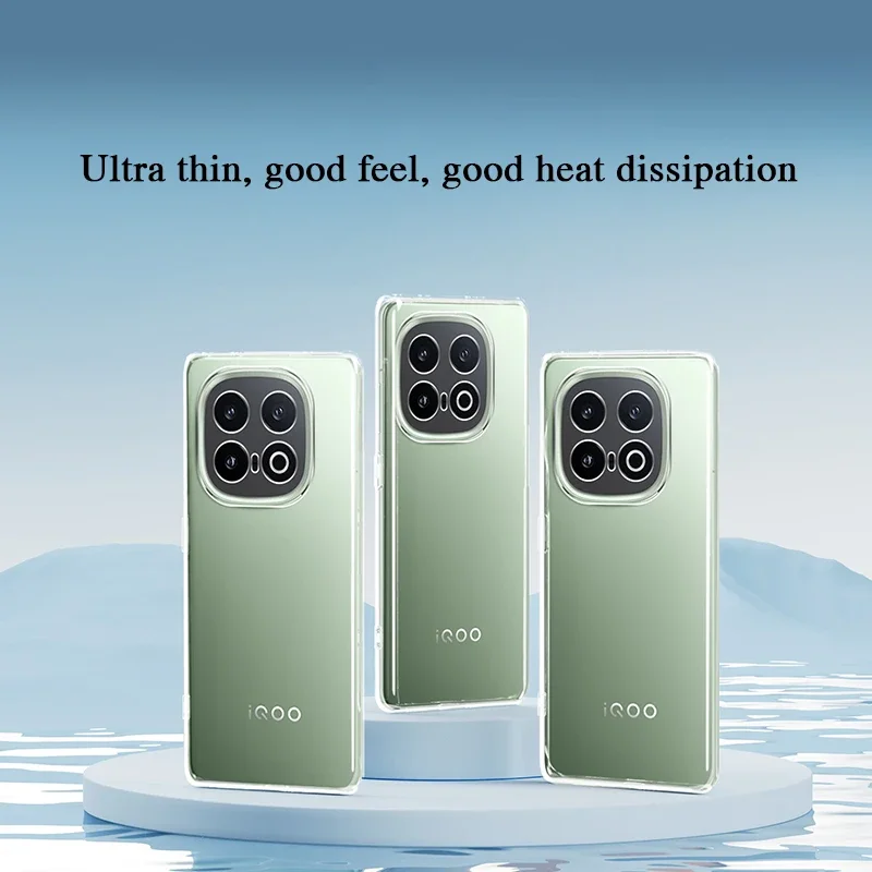 Ultra Thin Shockproof Transparent Silicone Phone Case - Soft Clear Back Cover