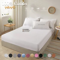 Fabric Fitted Sheet Soft Touch Elastic Bedspread Cover Mattress pads For Single Double King Queen Bed 150×200 160×200 140×200