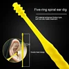6/7PCS Ear Cleaner ABS Ear Care Spoon Tool Soft Spiral For Ears Earwax Picker Cleaning Ear Wax Removal Tool Earpick Remover 3
