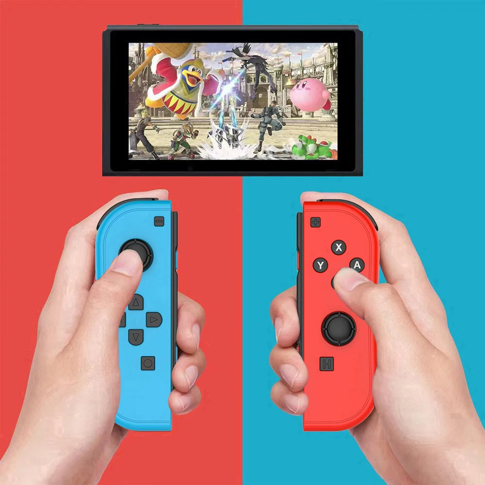 Joy Pad Joycons Gamepad For Nintendo Switch Bluetooth Wireless Controller Joystick With Trubo Video Game Consoles_voghion.com