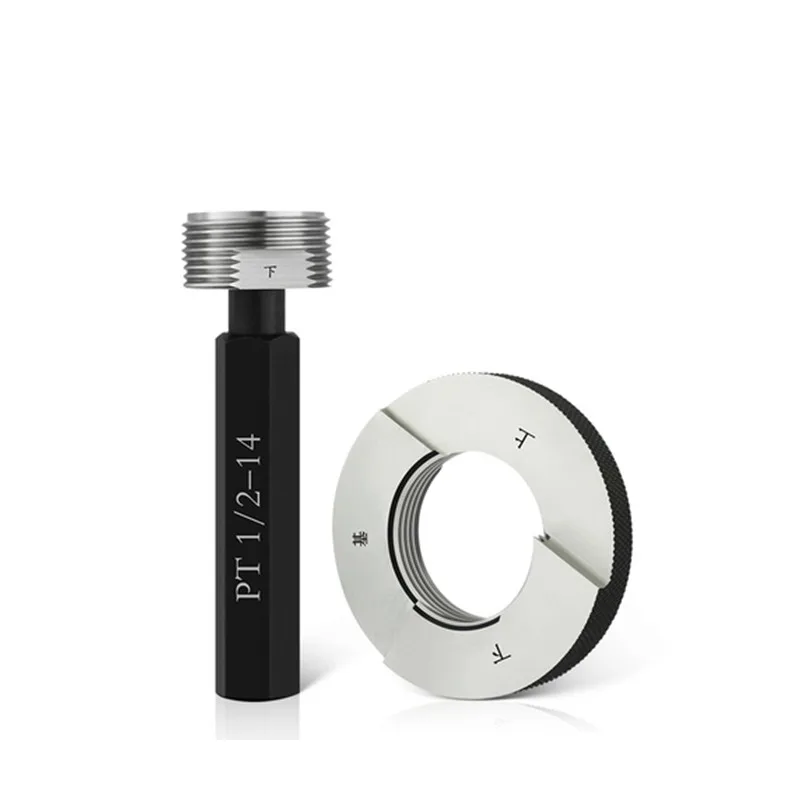 

ZG1/16 ZG1/4 ZG3/8 ZG1/2 ZG3/4 ZG1 ZG1/8 Taper Pipe Thread Gauge GO NOGO Plug Gauge Thread Ring Gauges
