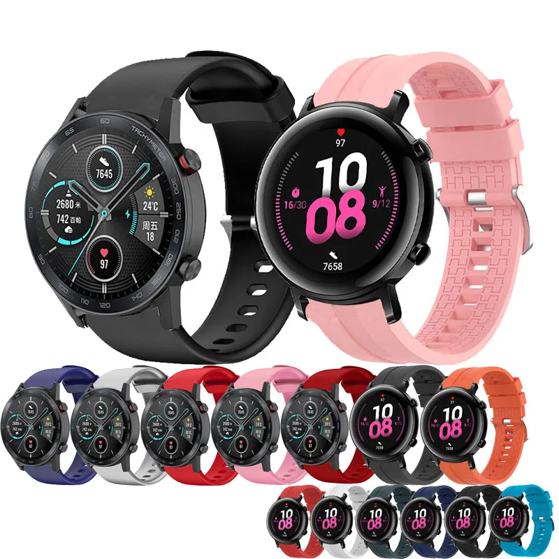 Per Garmin Venu 2 Plus Sq Cinturino Da Polso Sportivo In Silicone Per Samsung Galaxy Watch Active 2 40Mm 44Mm Gear S2 Chainwatchband