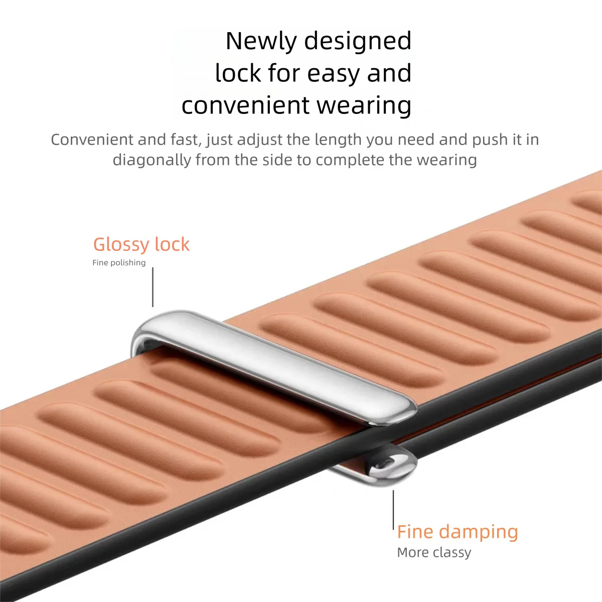 Elegant Leather Loop Bracelet - Premium Quality Fashion Band