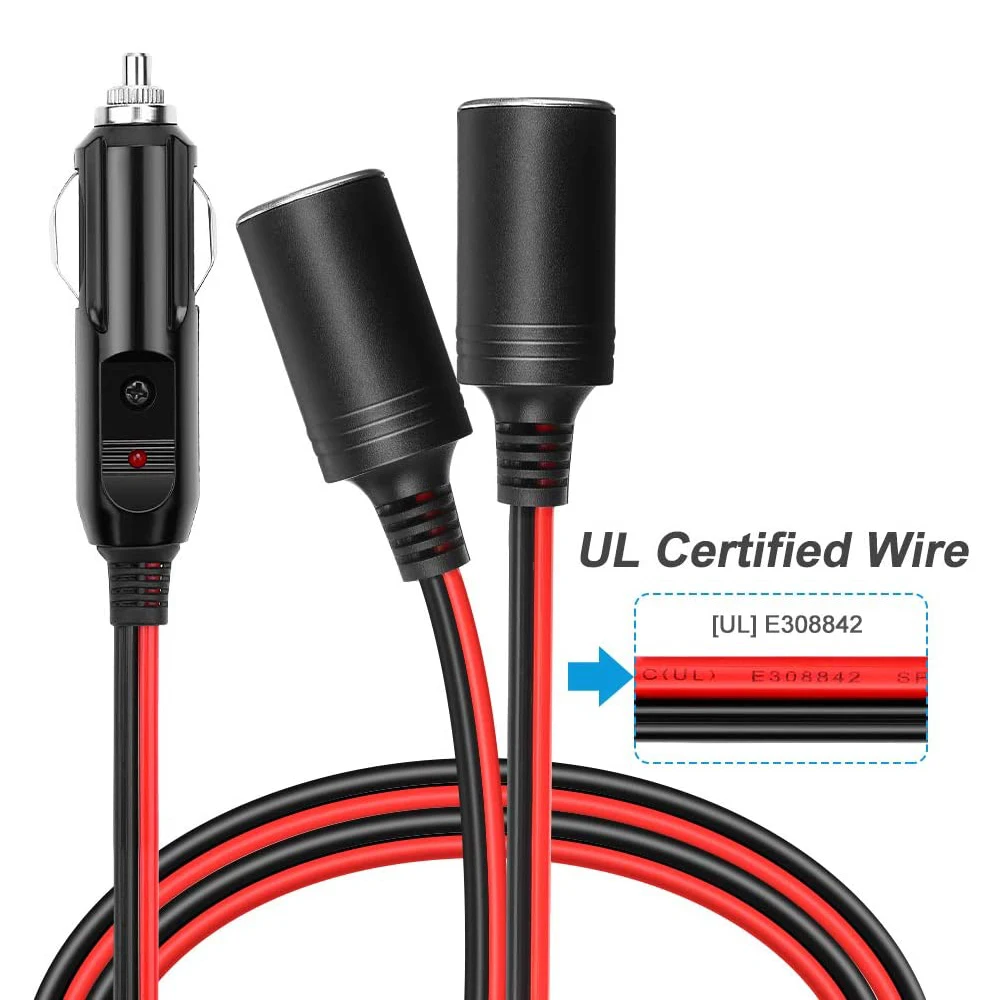 Bloopow-1.8M 16AWG    ڵ ̺, 1-2 DC 12V     Ʈ й 
