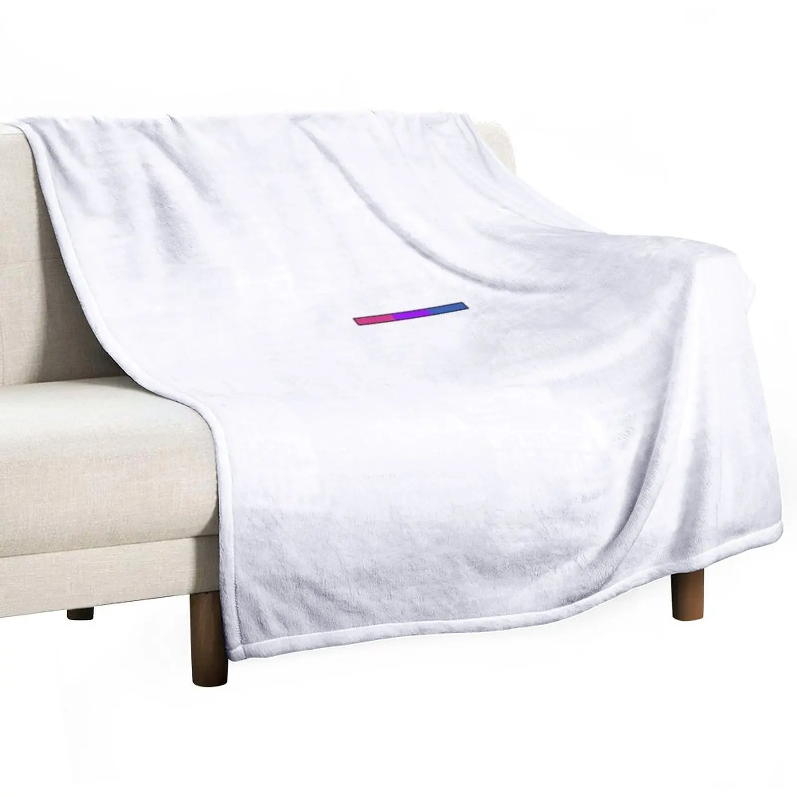 

New Subtle Bisexual Pride Flag Strip Throw Blanket sofa Luxury Designer Blanket