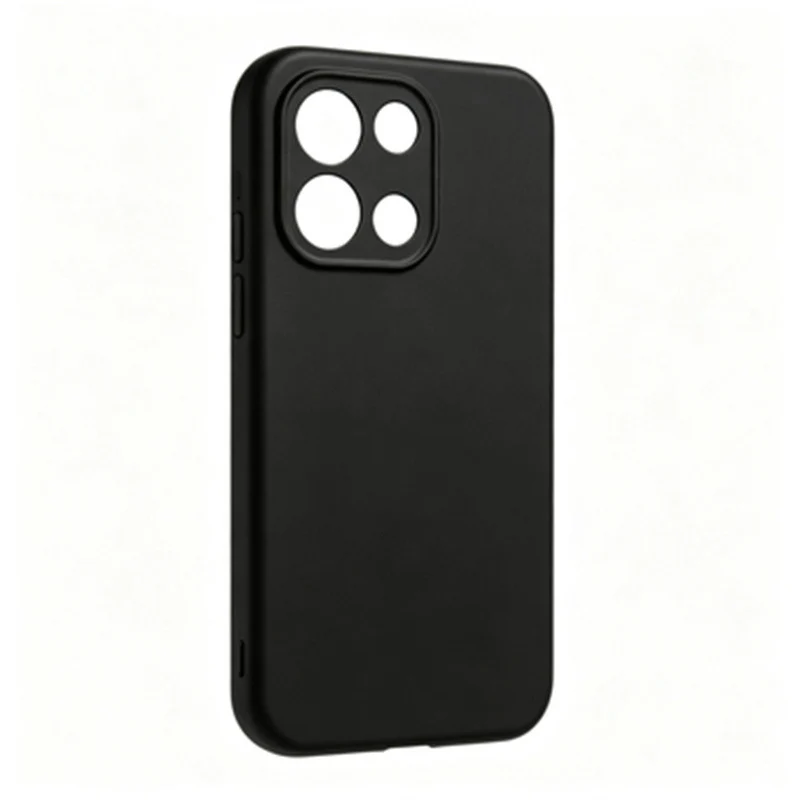 Elegant Soft Matte Silicone TPU Phone Case with Camera Protection