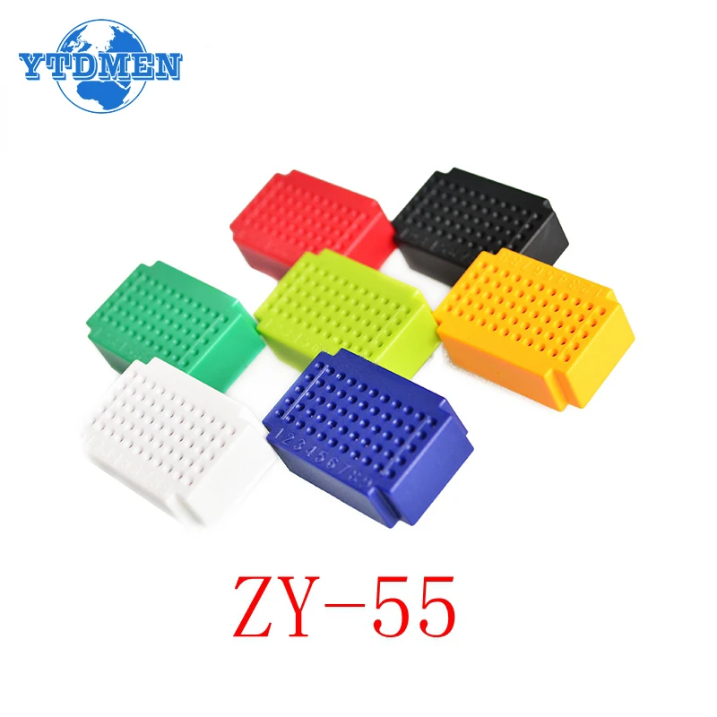 Breadboard???フルサイズ(ベア) n5ksbvb 7PCS ZY-55 Solderless Breadboard Kit - 7 Colors for Arduino