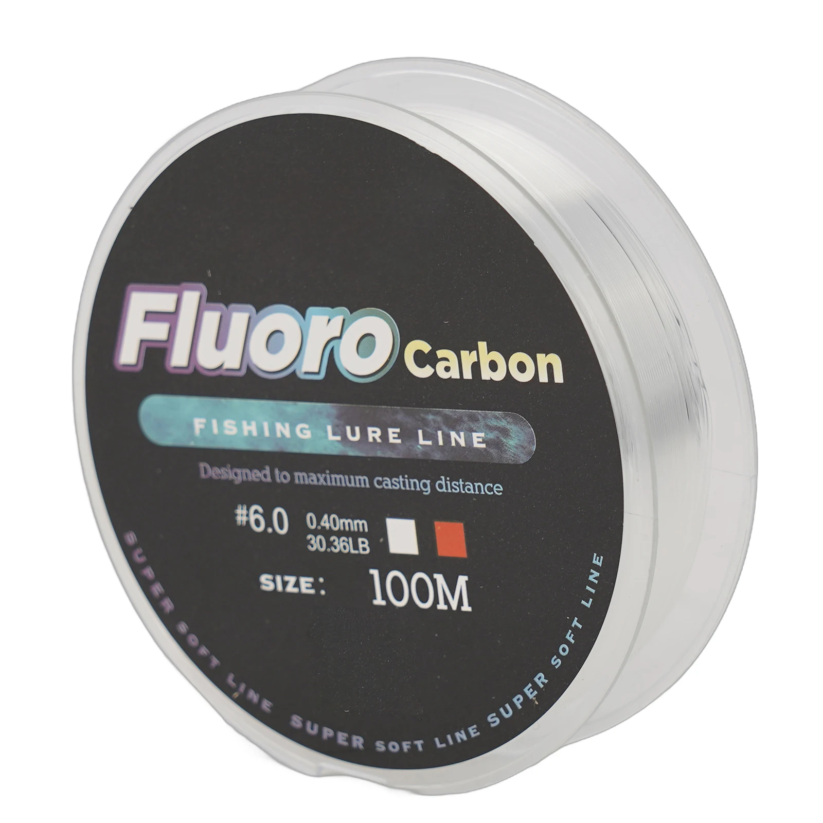 1roll Fishing Line 100M Fluorocarbon Fishings Lures Lines 4.13-34.32LB Carbon Fibers Leader Soft Line 50g Fishing Accessories Fishing Accessories