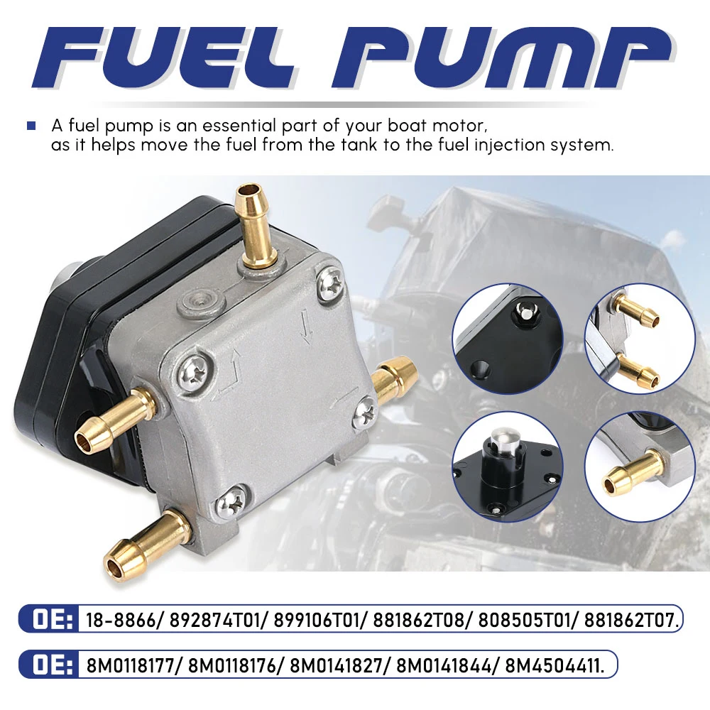 8M0118177 8M0141827 Fuel Pump For Mercury 4 Stroke 40HP 50HP 60HP 