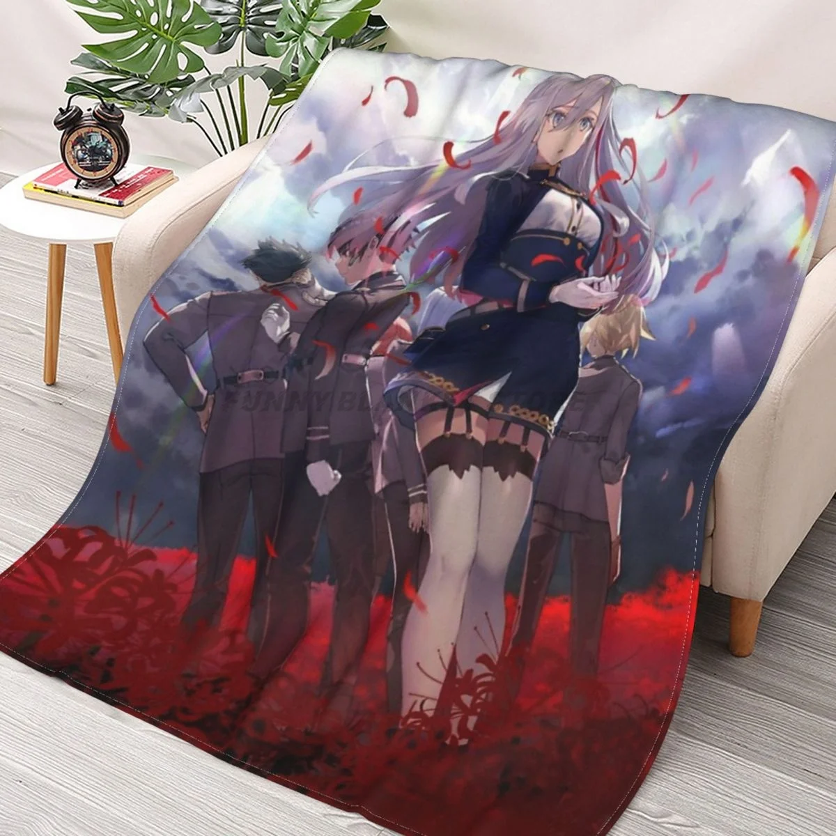 

Eighty Six (86) Throws Blankets Collage Flannel Ultra-Soft Warm picnic blanket bedspread on the bed