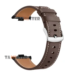 Premium Leather Watch Strap Replacement - Elegant, Durable Wristband Accessory for Redmi Watch 4 (Dark brown)