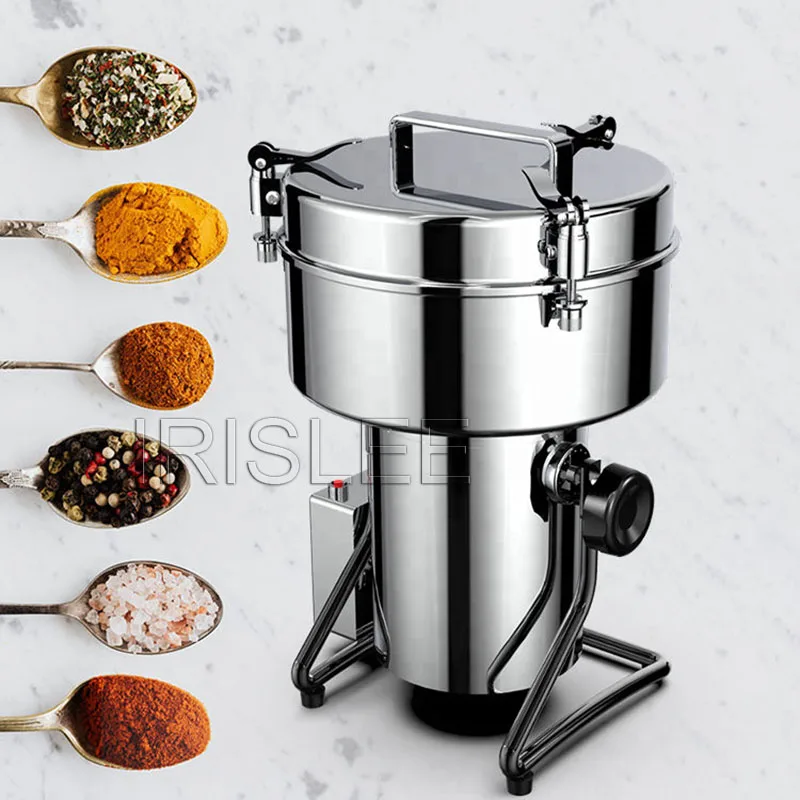 Grain Mill Grinder, High-Speed Grinder Machine, Wheat, Corn, Spices and Nut  Chopper