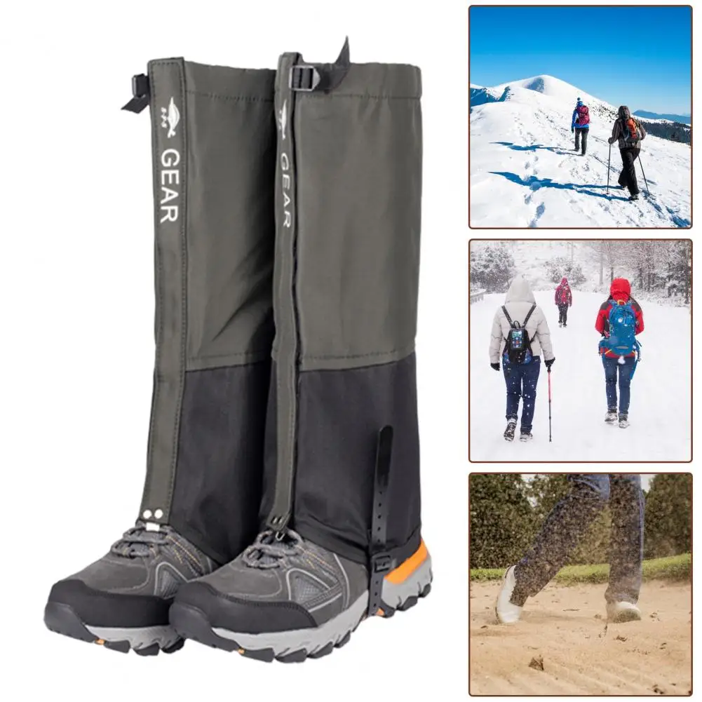 

Boot Gaiters Lightweight Snow Boot Gaiters Anti-tear Footwear Universal Waterproof Adjustable Snow Boot Gaiters