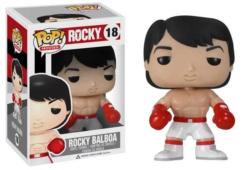 thumbnail image 5 of Funko Pop PELÍCULAS ROCKY Ivan Drago 21# Clubber Lang 20# Balboa18# Apollo Creed 19# Figura de acción Juguetes Colección de PVC modelo de juguete, 5 of 5