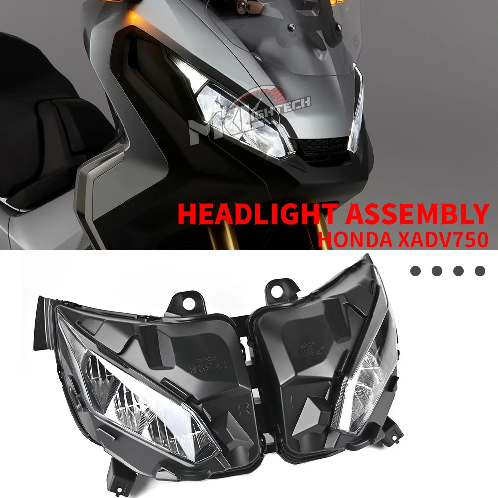 

MKLIGHTECH For HONDA XADV750 750 Motorcycle Headlamp Assembly Front Headlight LED Lights Light Lamp Xadv 750 2017-2020