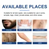 Hair Removal Spray for Men - Gentle and Effective, Perfect for Legs, Underarms, Chest Hair - Convenient Spray-On Formula 6