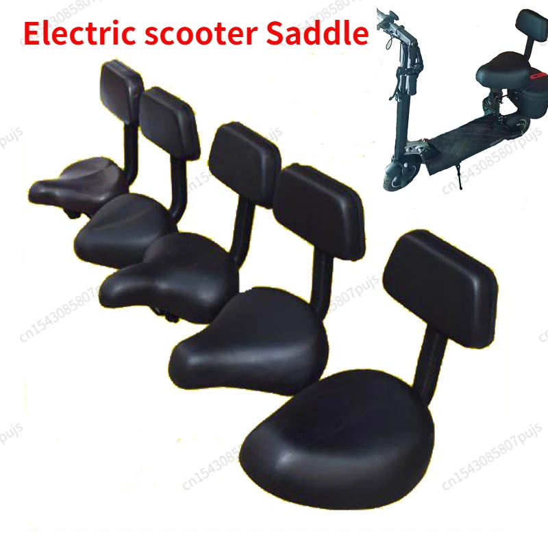 bicycle saddle seat with backrest
