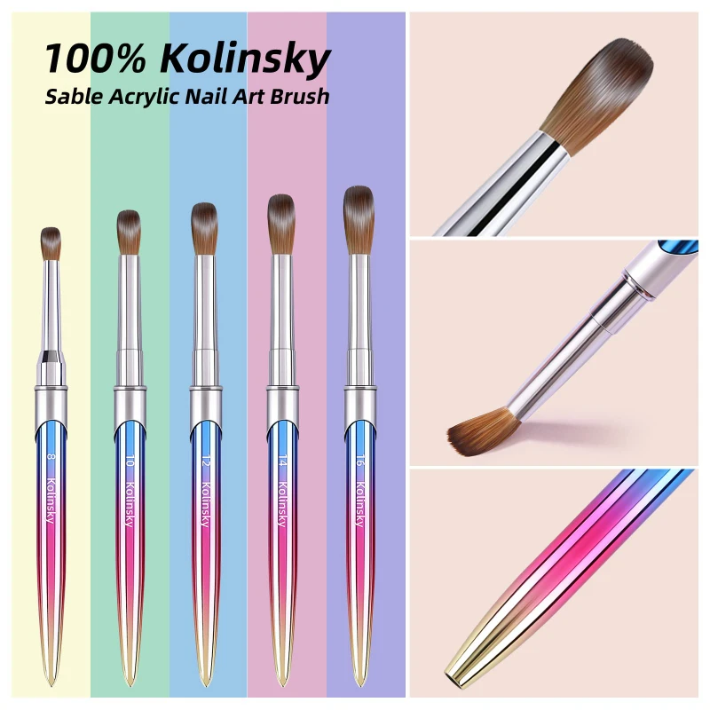 99.99% Kolinsky ũ  귯, ũ ׶̼  ڵ,   ǰ, ũ Ŀ ũ 2-18 