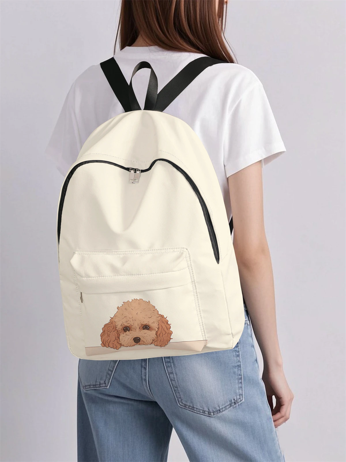 Dog Pattern Backpack, New 2025, Casual Travel Backpack, Lightweight and Simple Casual Travel Backpack