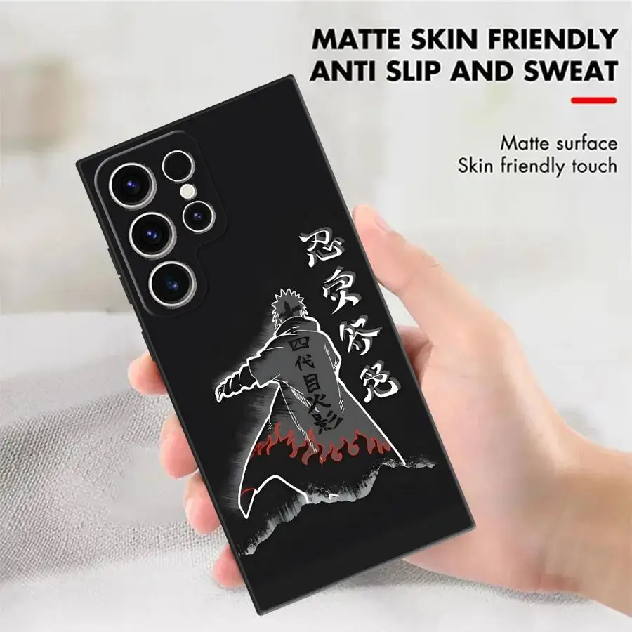 Sleek Namikaze Minato Black Soft Phone Cover Case