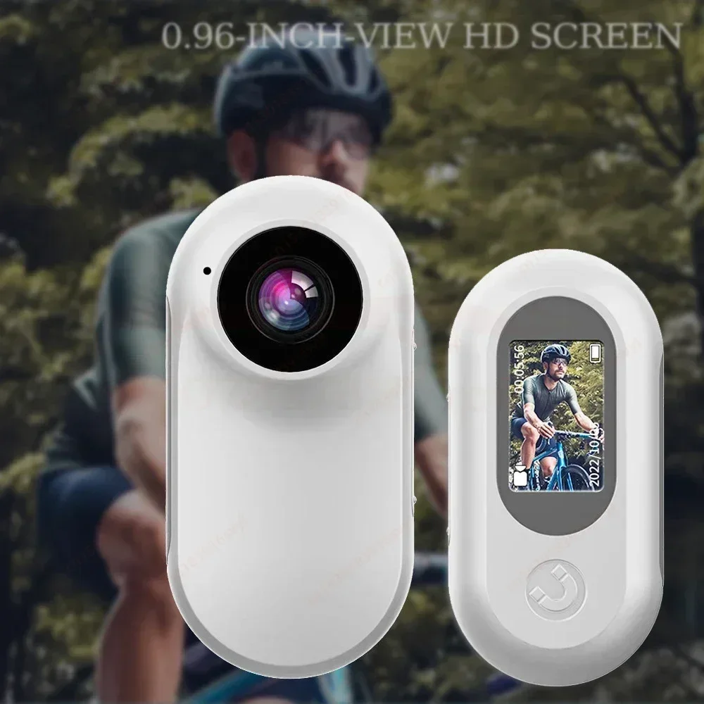 1080P HD Mini Action Camera Anti Shaking Head Mounted Magnetic Sport Action Cam Outdoor DV Video Recorder Bike Helmet Cam Screen 3
