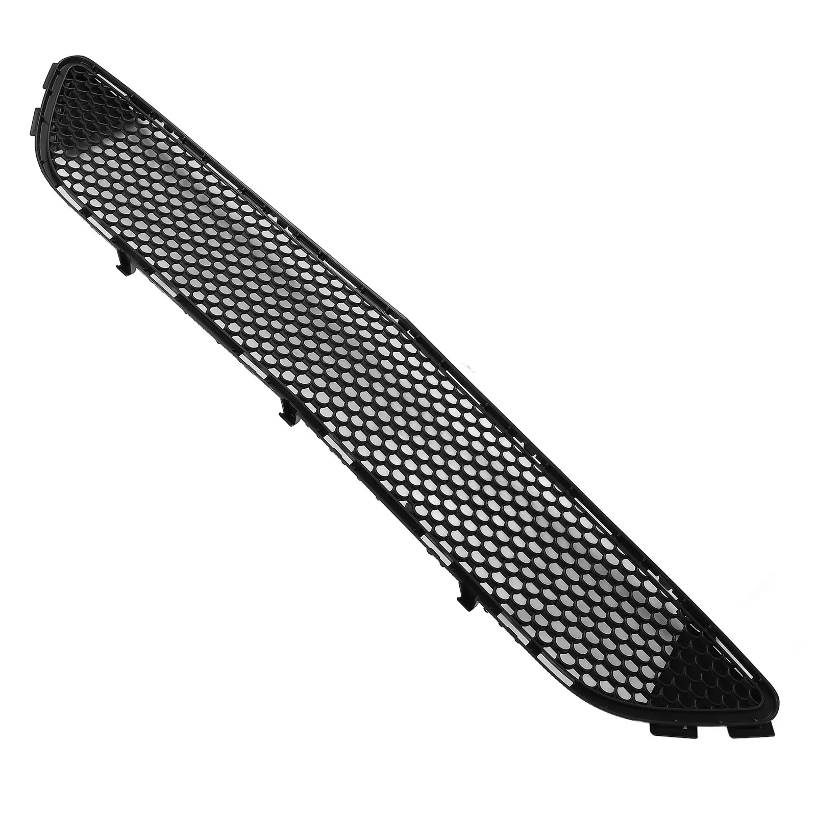 Car Exterior Accessories Car Grill Mesh Grille Braces Front Bumper Lower Grille 2048850153 High Strength Protective Sturdy Center Mesh Grill for C‑Class W204 Amg Line 2008 To 2011