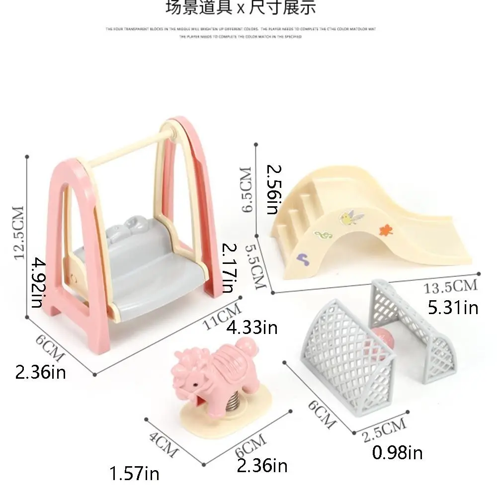 Developing Hands-On Skills Table Dollhouse Accessories Miniature Play House Toy Small Model Furniture Forest Family Kitchen Toy 2